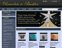 Tablet Screenshot of braceletstobucklesjewellery.co.uk